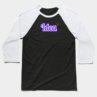 Idea Baseball T-Shirt
